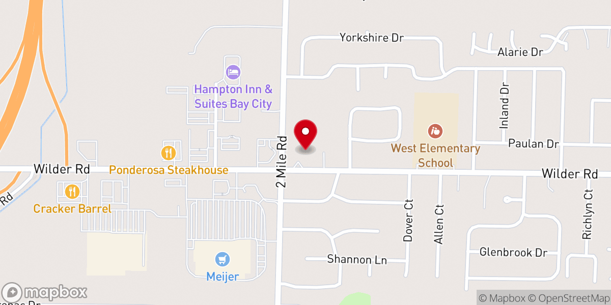 Map showing location of Faith Lutheran School