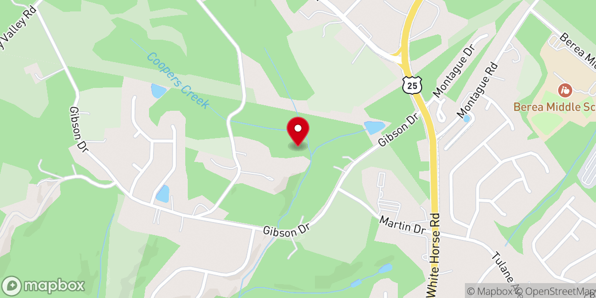 Map showing location of Joy of the Lord Ministries