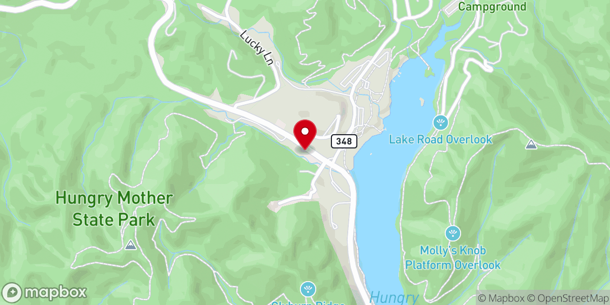 Map showing location of Park Chapel