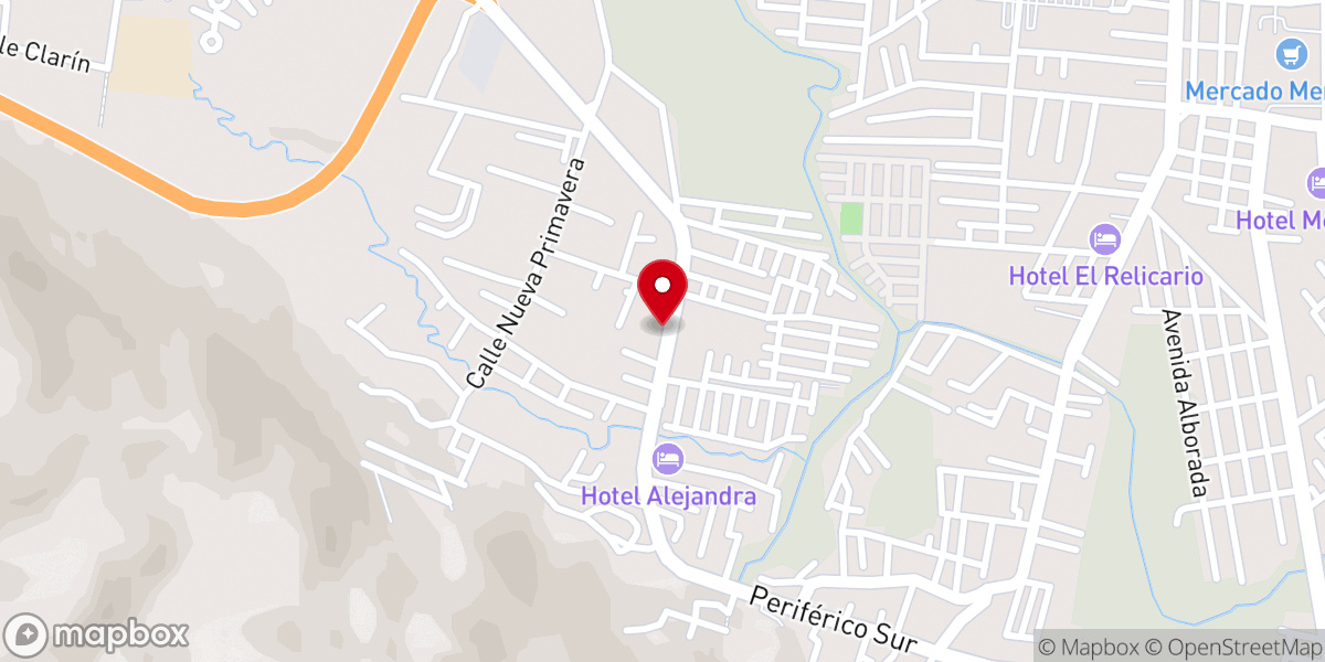 Map showing location of Iglesia De Cristo Nuevo Pacto