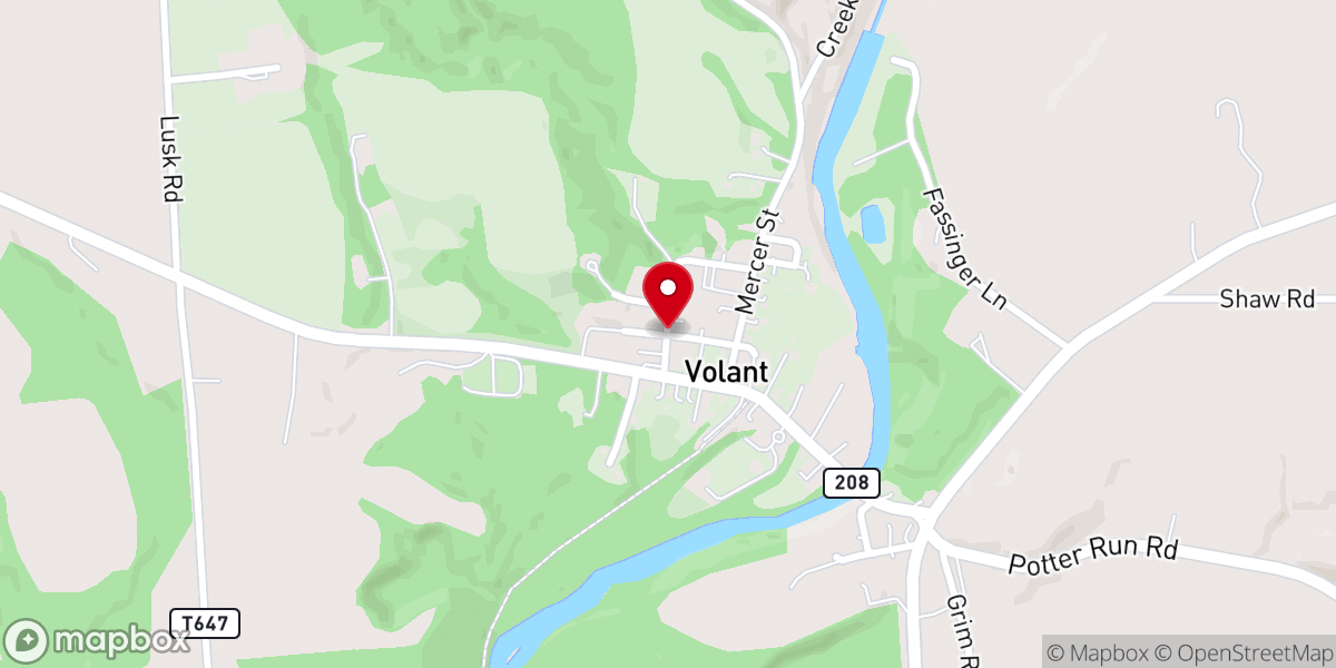 Map showing location of Webb James