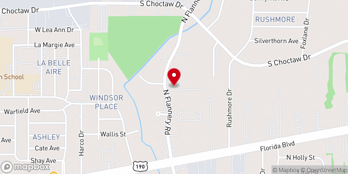 Map showing location of Waste Pro