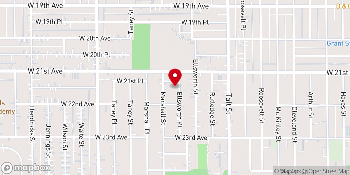 Map showing location of Christ Temple Apostolic