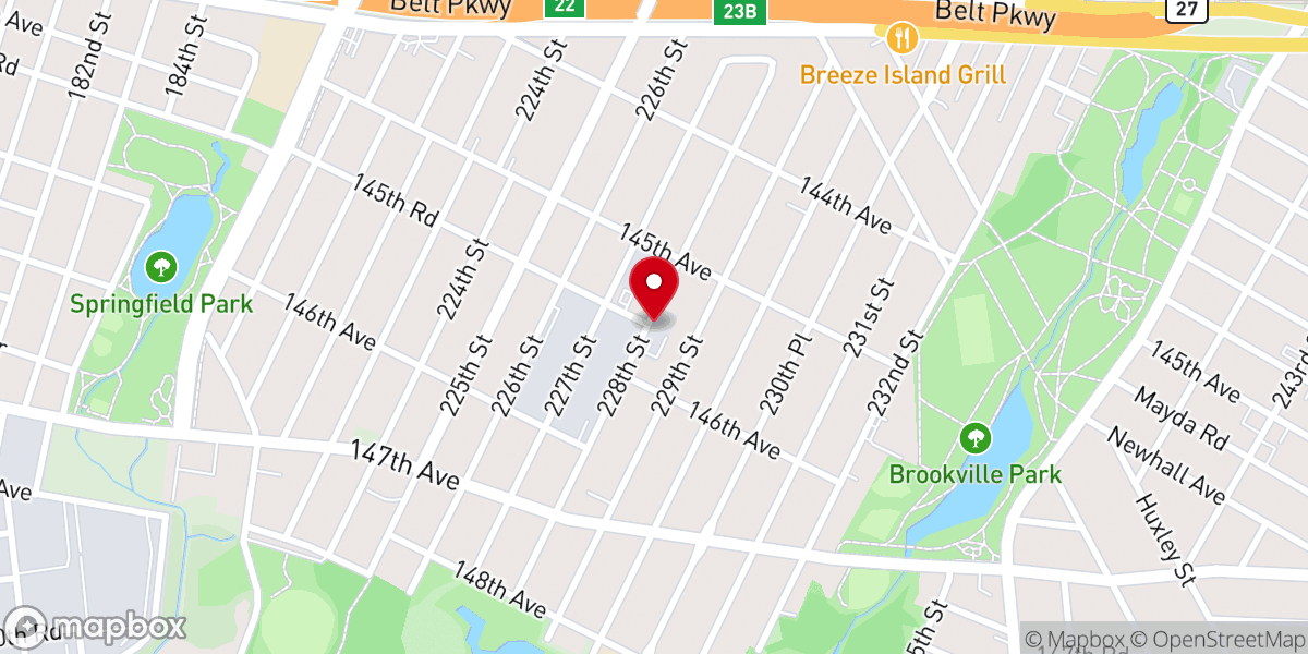 Map showing location of New Gethsemane Christian Fellowship
