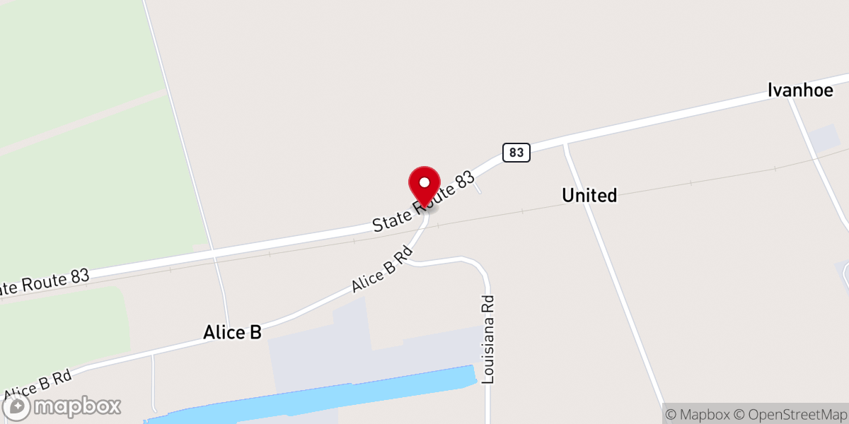 Map showing location of Port of west St. Mary