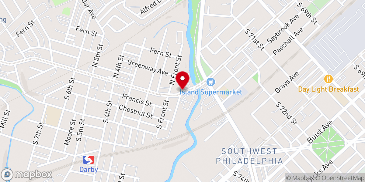Map showing location of Word of Faith Outreach & Deliverance Ministries, Inc.,