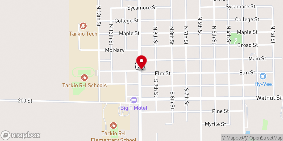 Map showing location of St. Paul the Apostle Catholic Church