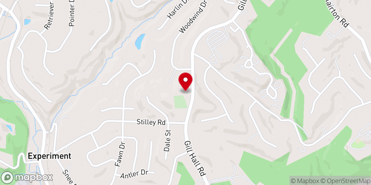 Map showing location of Jefferson United Methodist Church