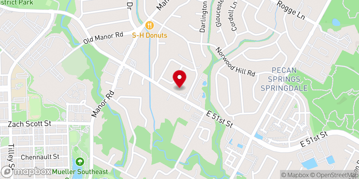 Map showing location of Alpha Church