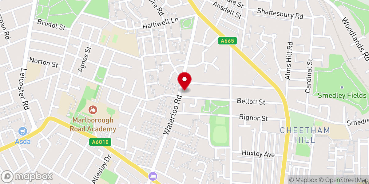 Map showing location of New Testament Church of God Faith Tabernacle