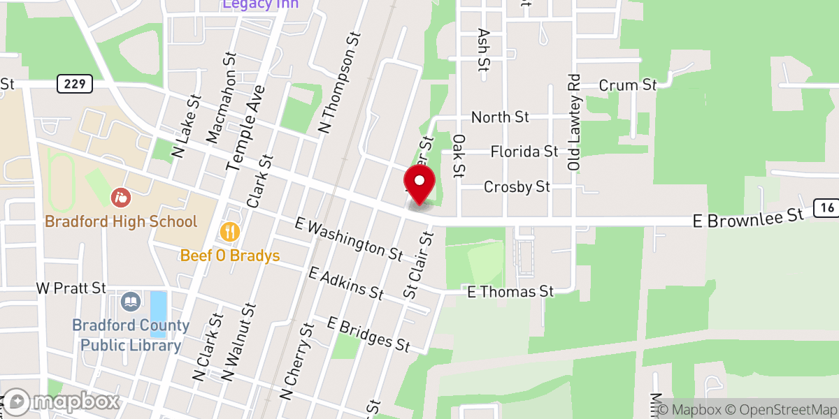 Map showing location of Holy Mission of Jesus Christ Church