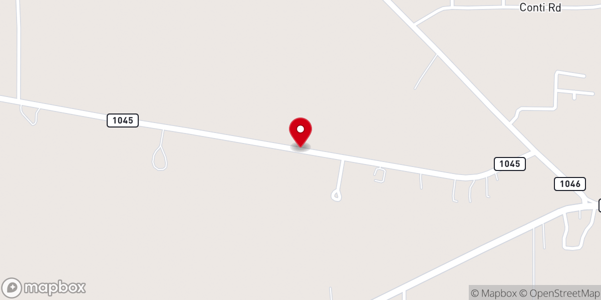 Map showing location of Gordon Chapel Church of God