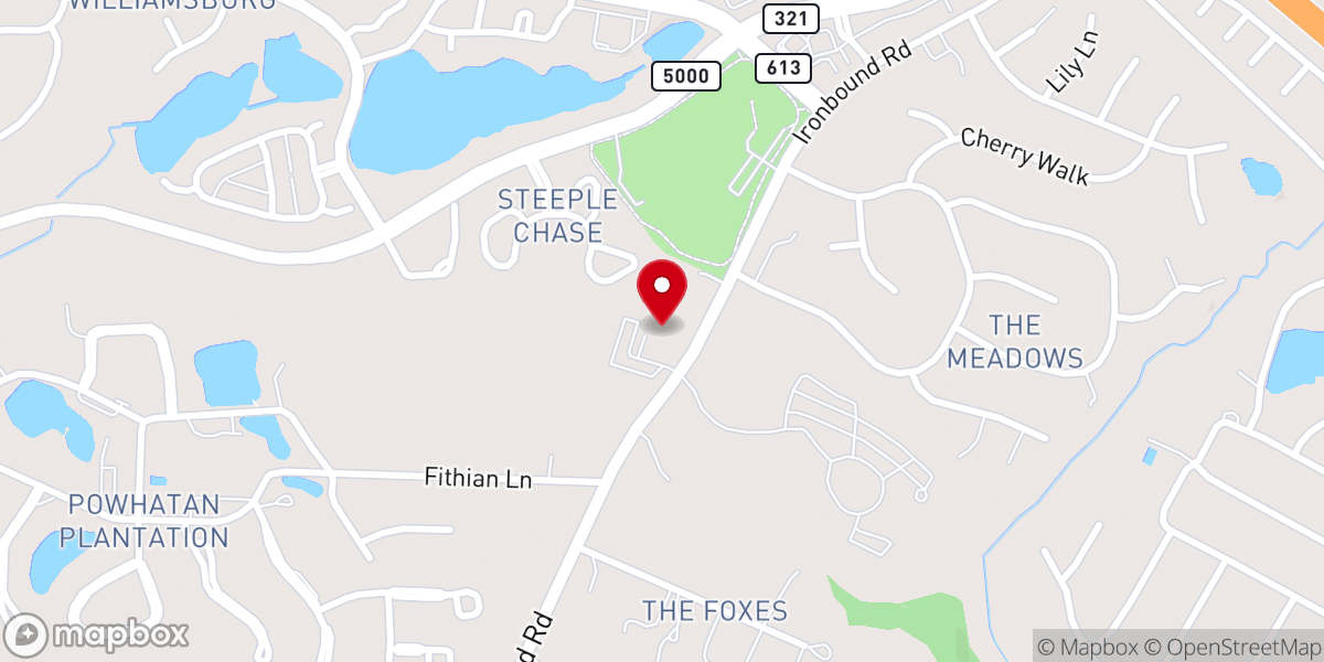 Map showing location of Christ Fellowship