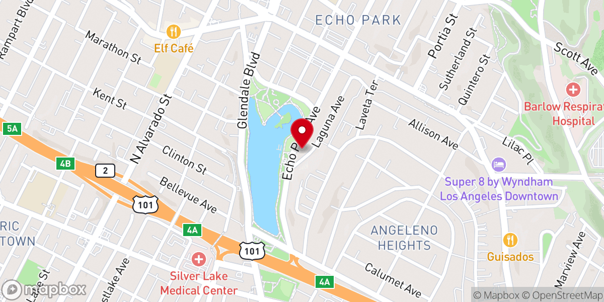 Map showing location of The Episcopal Community Federal Credit Union