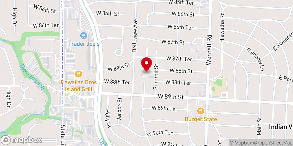 Map showing location of Blessed Beyond Measure Church Ministries
