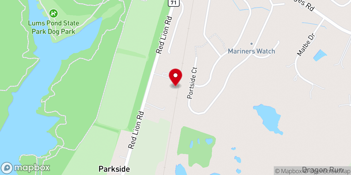 Map showing location of Abundant Life Church