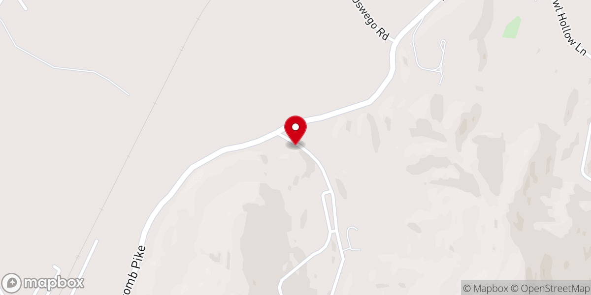 Map showing location of Brickplant Hollow Church of God
