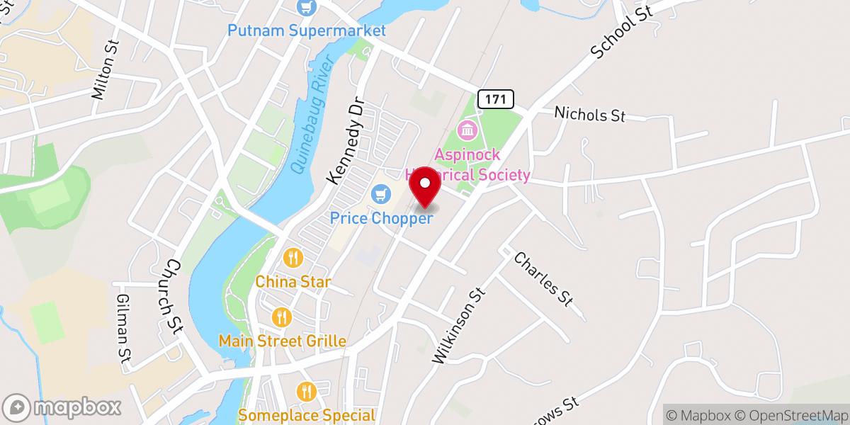 Map showing location of Green Valley Crossing