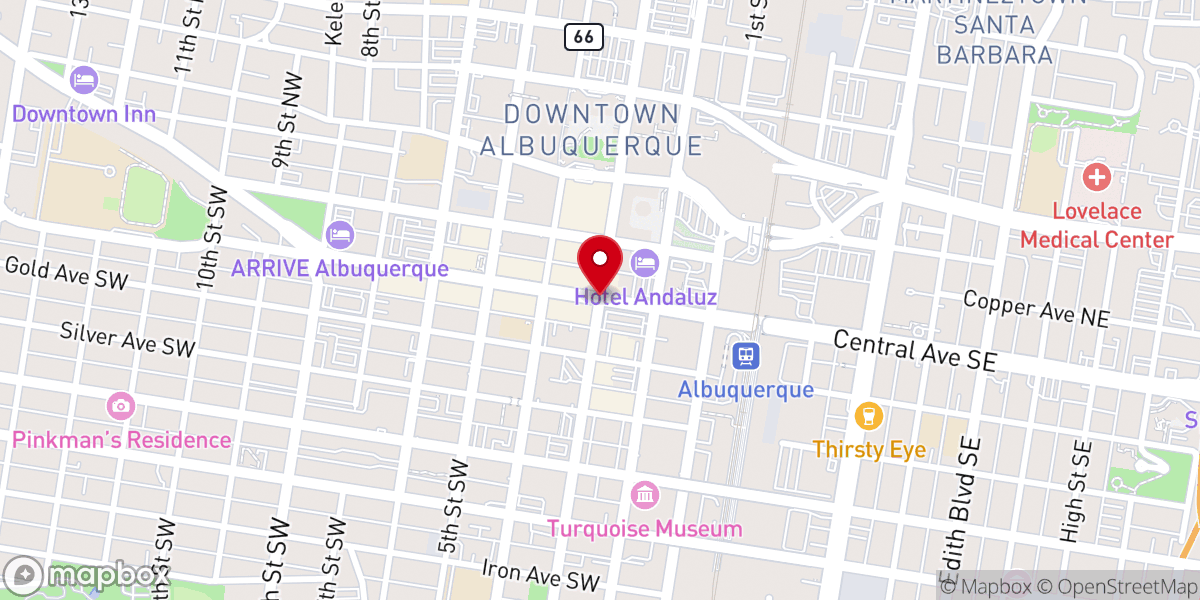 Map showing location of Way Station Christian Fellowship Inc