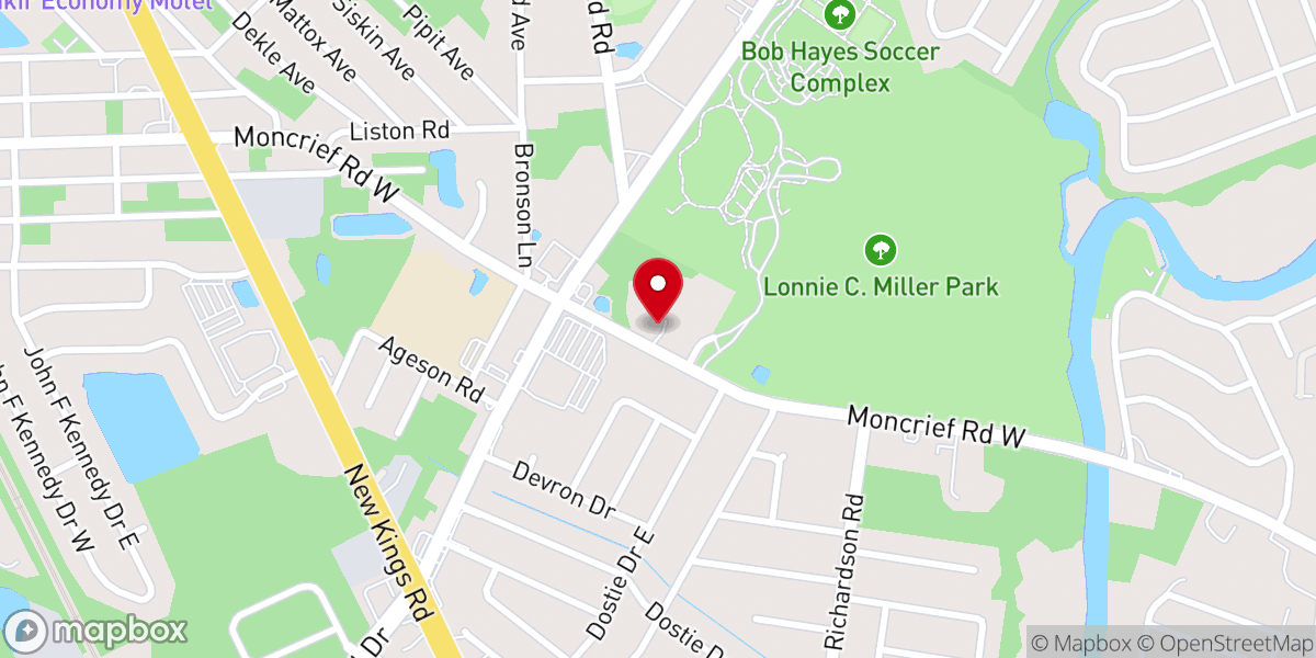 Map showing location of Saint Gabriels Episcopal Church