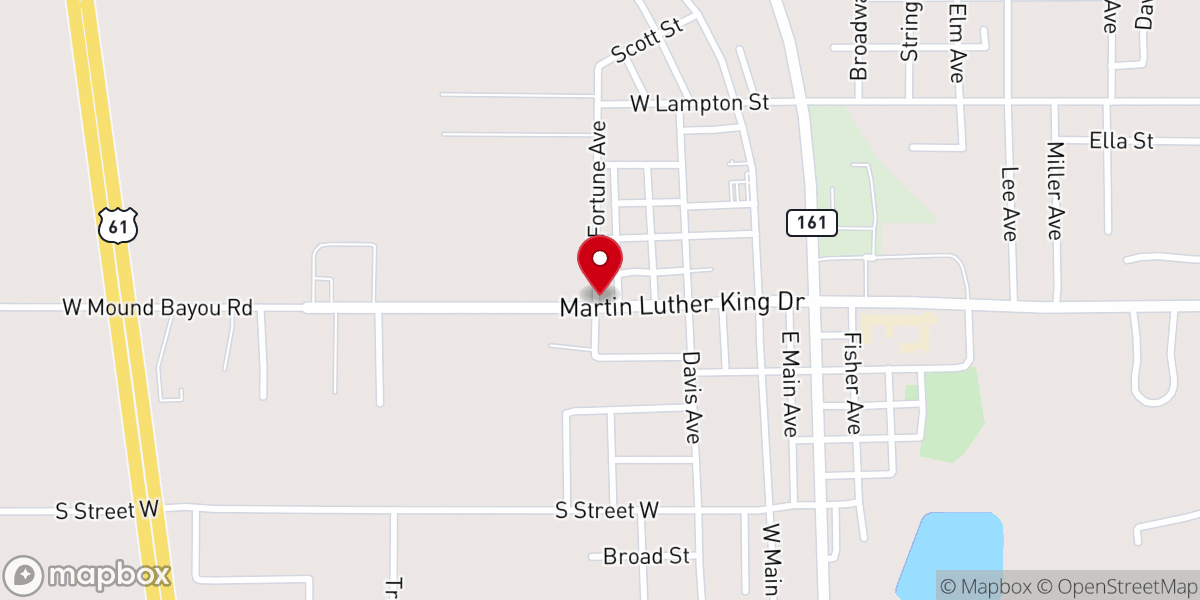 Map showing location of Sisters of Mercy