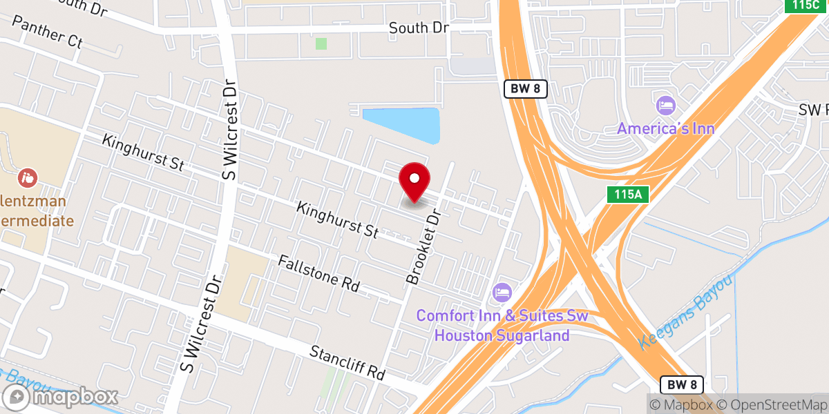 Map showing location of St. Paul’s Anglican Church