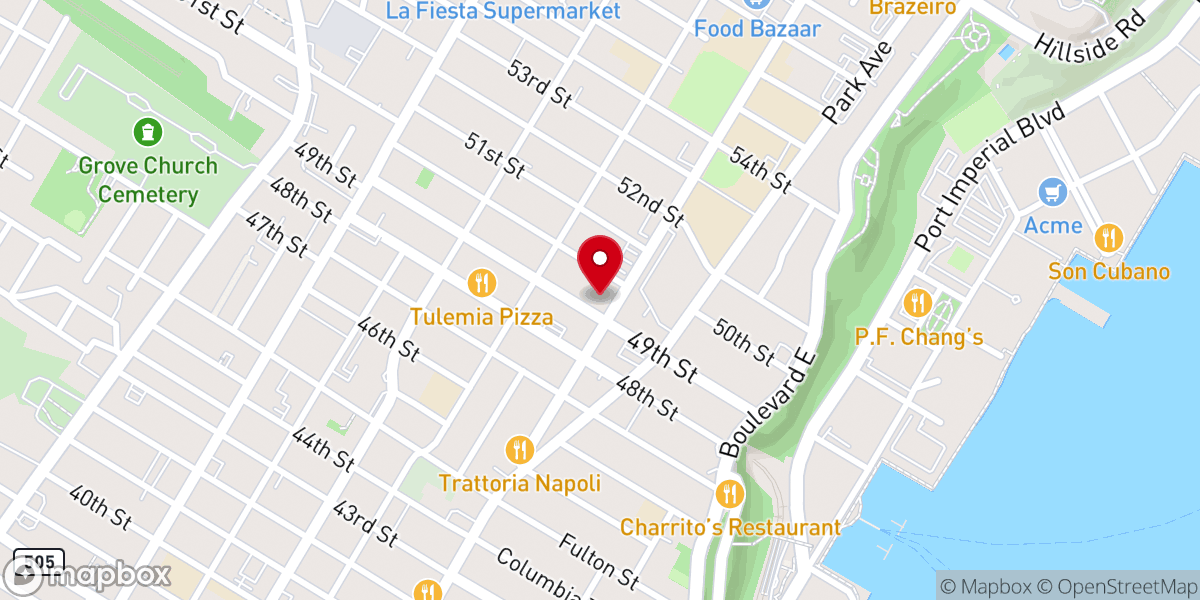 Map showing location of Iglesia Cristiana Pentecostal