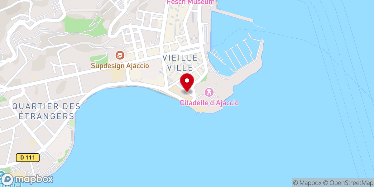 Map showing location of Église Saint Erasme - Ghjesgia Sant'Erasmu