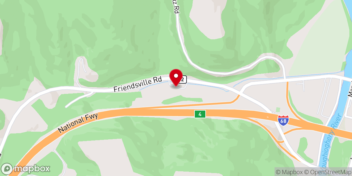 Map showing location of Exxon