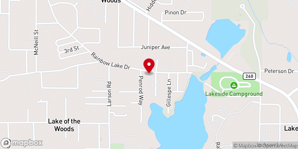 Map showing location of Calvary Chapel White Mountain