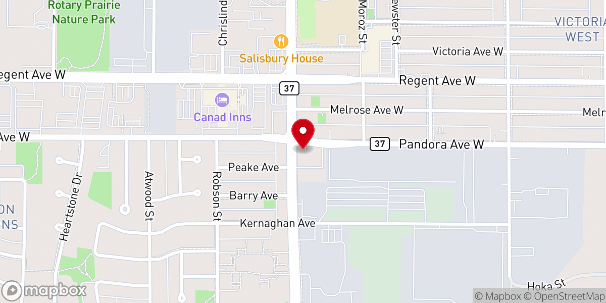 Map showing location of Grace Canadian Reformed Church