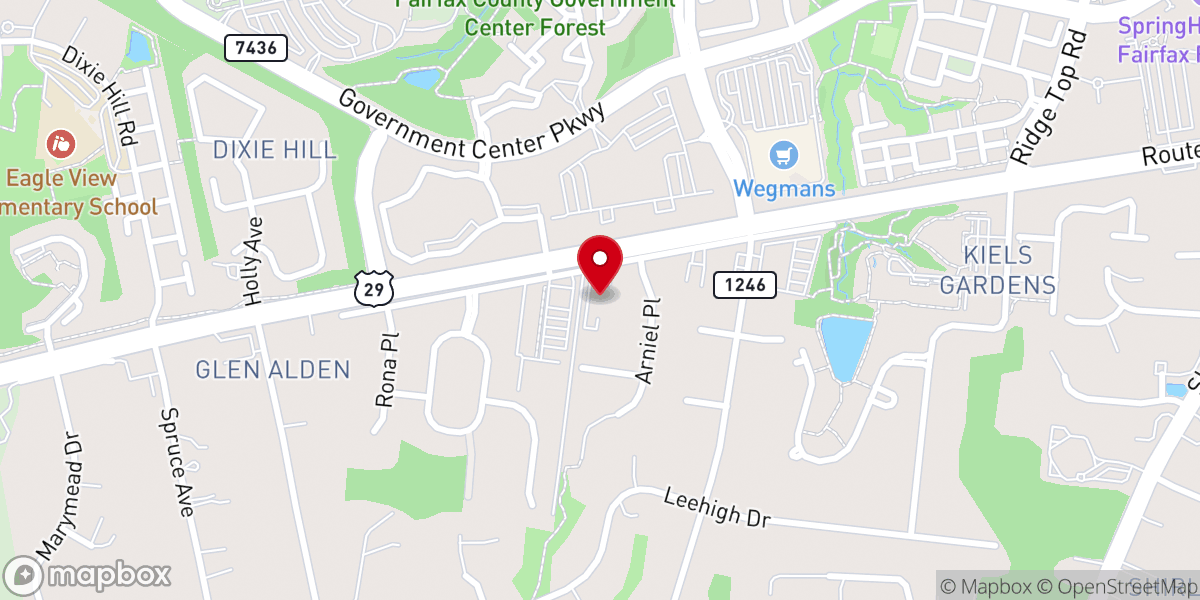 Map showing location of Church of the Apostles