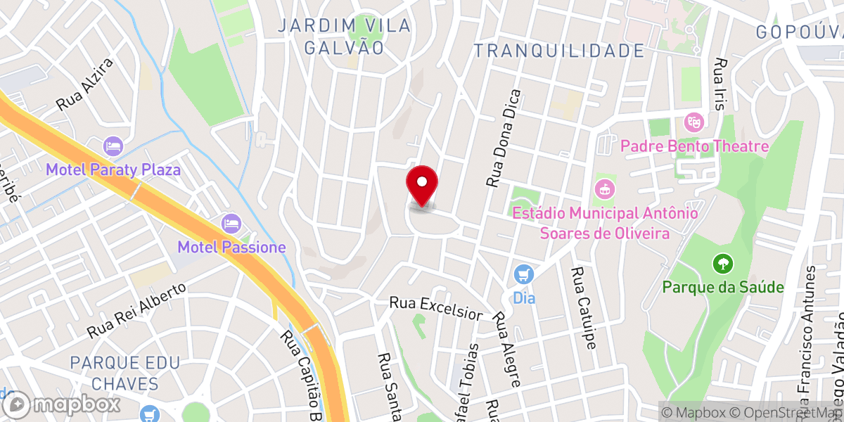 Map showing location of Igreja Cristã Pentecostal Bôas Novas