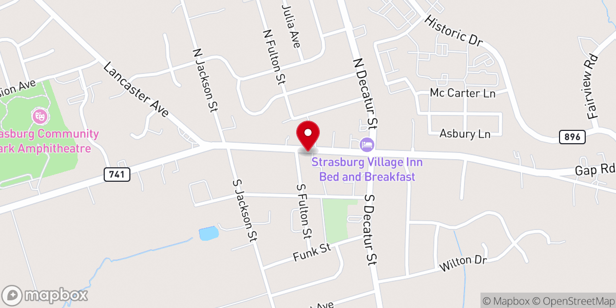 Map showing location of REACH Church