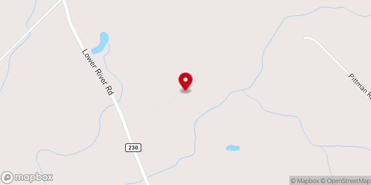 Map showing location of Mount Cilla Baptist Church