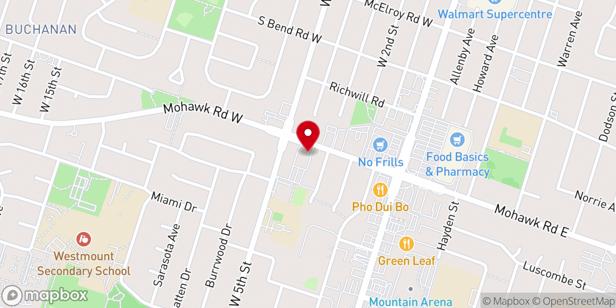 Map showing location of Immanuel Christian Reformed Church CRCNA