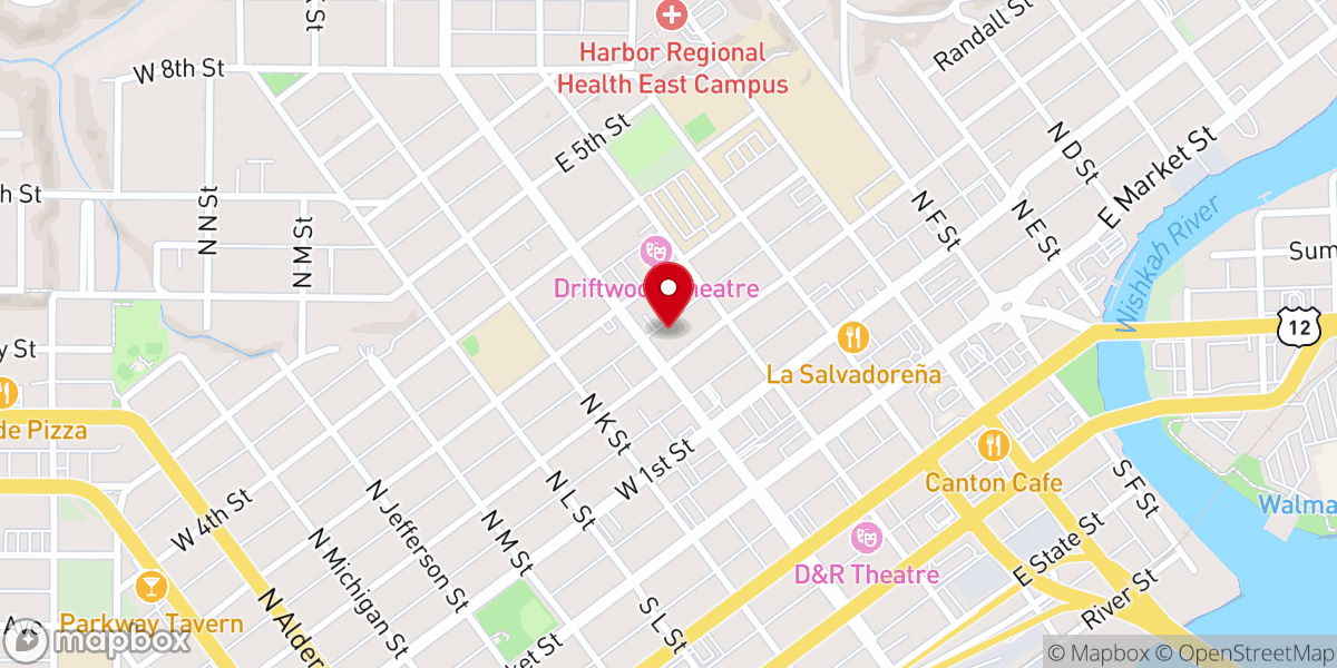 Map showing location of First United Methodist Church