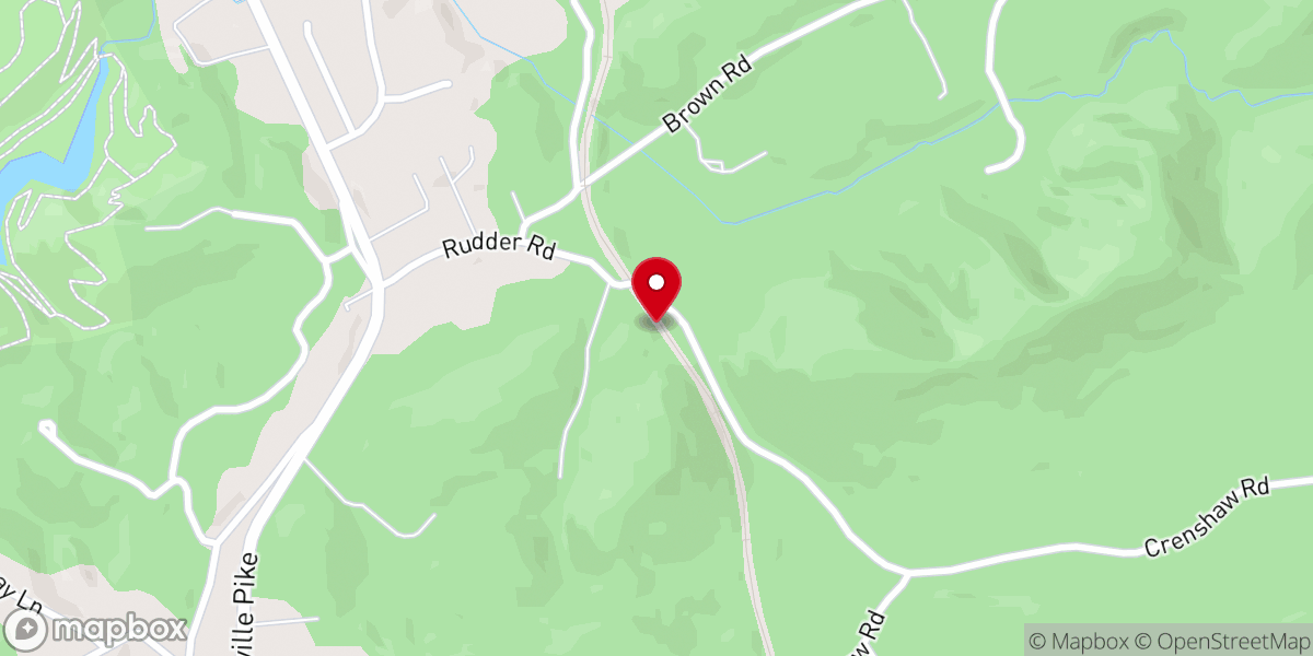 Map showing location of Friendly Chapel