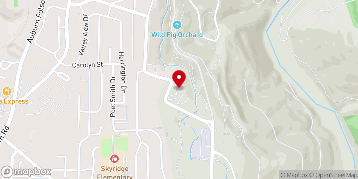 Map showing location of Canyon View Community Center