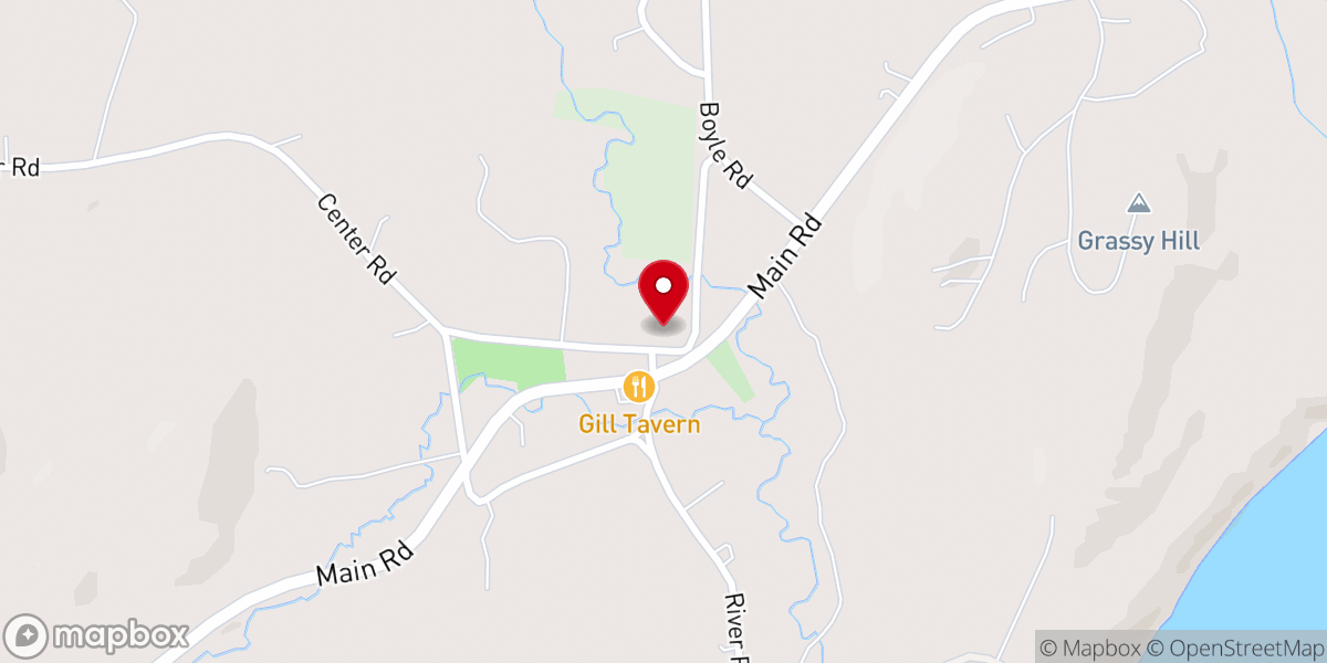 Map showing location of Gill Church