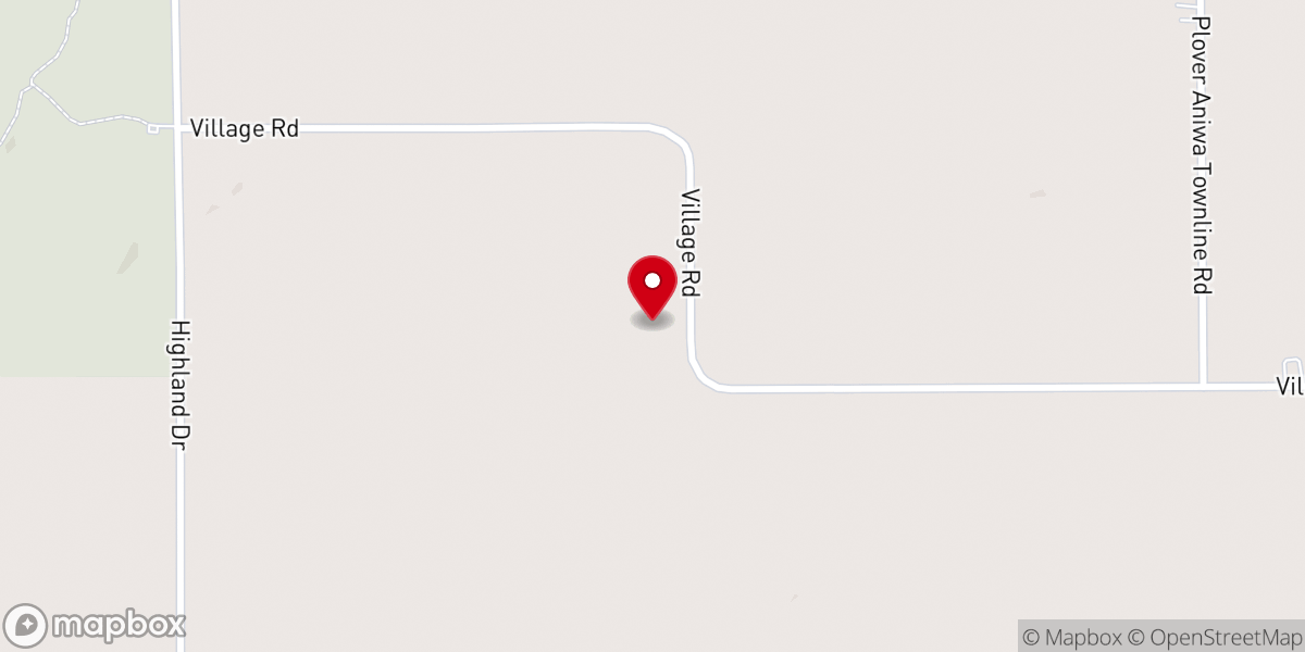 Map showing location of Church of Christ