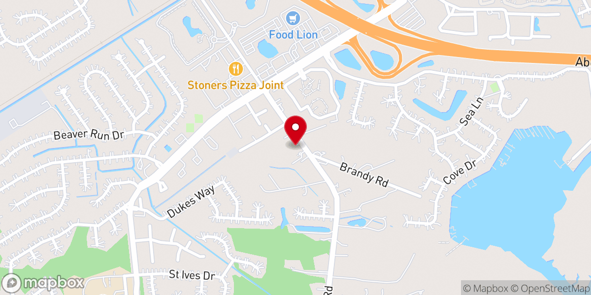 Map showing location of The Sycamore Church