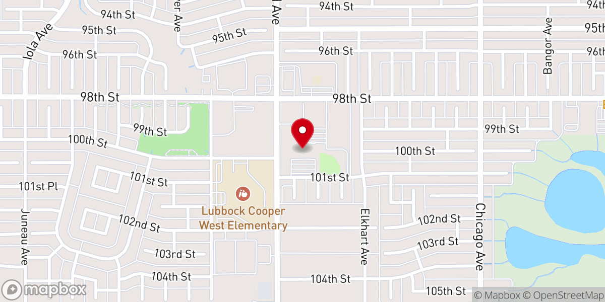 Map showing location of Holy Spirit Catholic Church