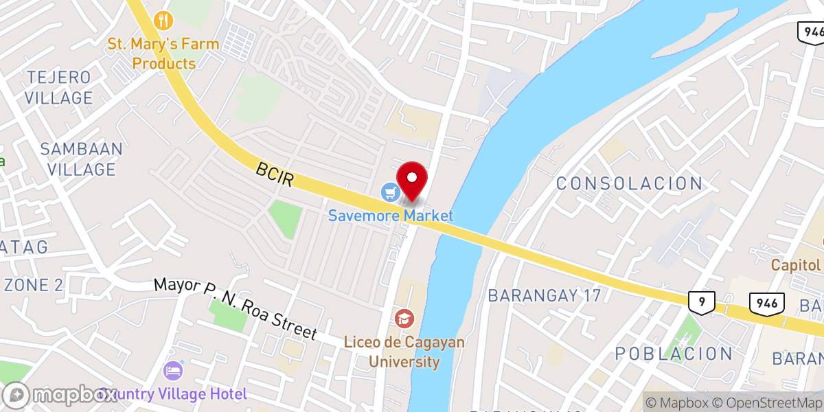 Map showing location of Church of Christ Brings Revival
