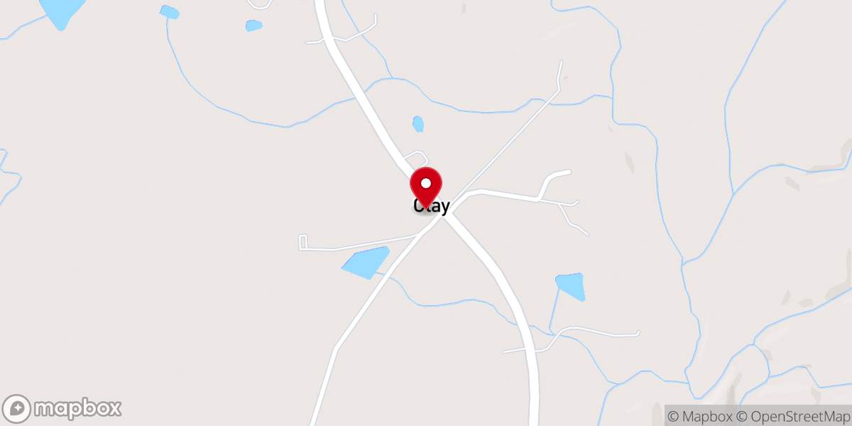 Map showing location of Belton Creek Church