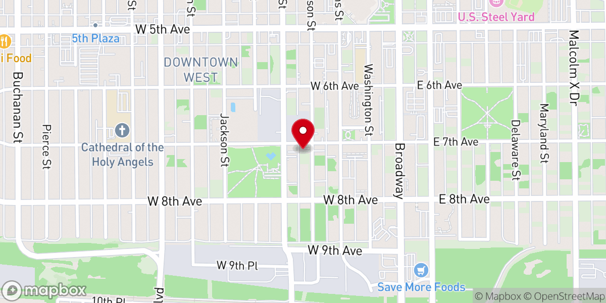 Map showing location of Bethlehem Healing Temple