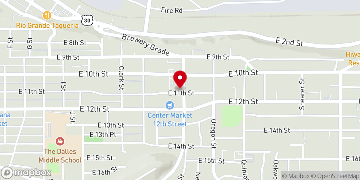 Map showing location of Gateway Church