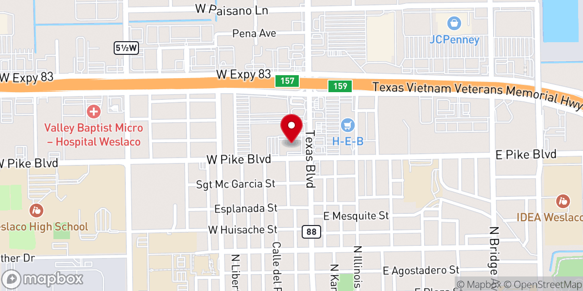 Map showing location of San Martin De Porres