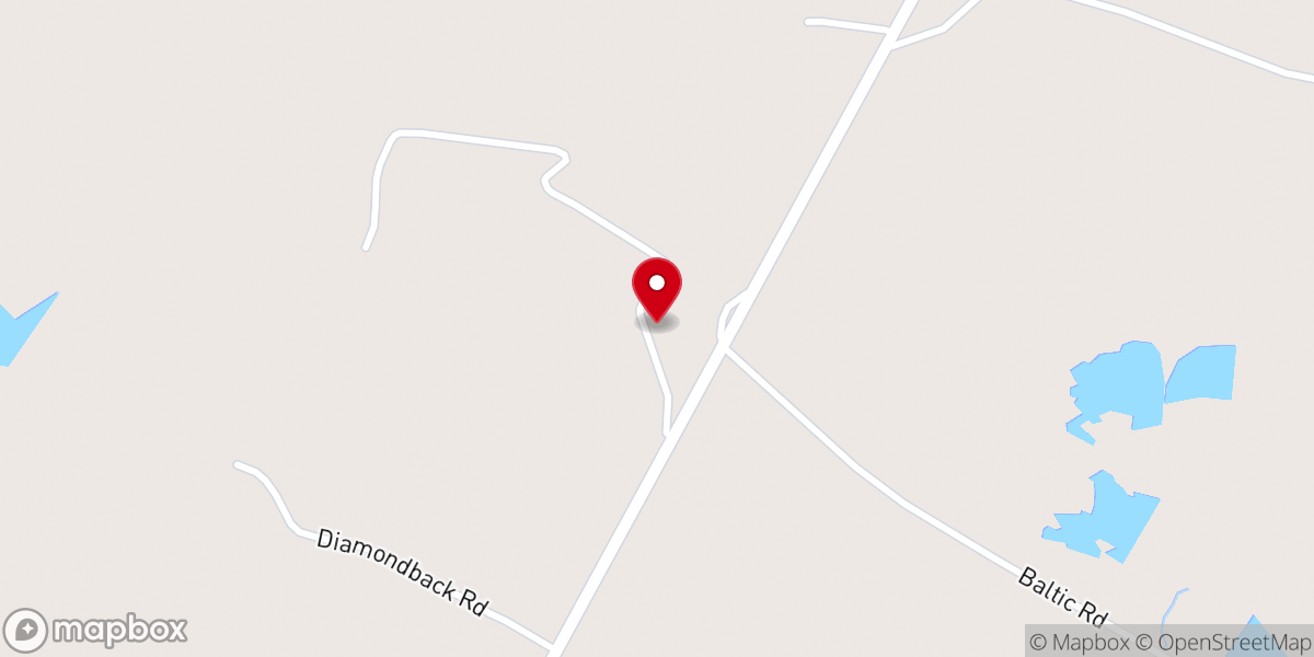 Map showing location of Mt. Calvary Baptist