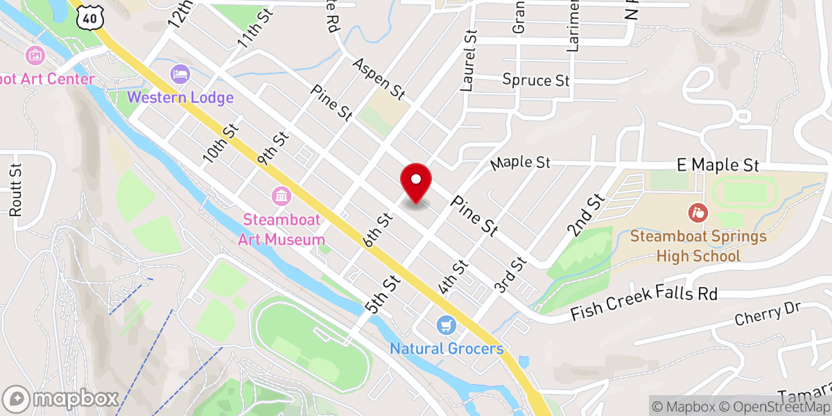Map showing location of Holy Name Catholic Church